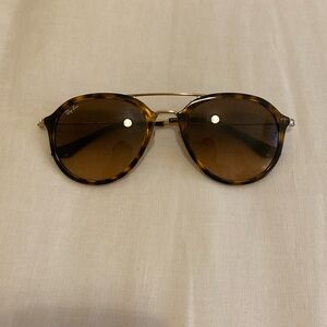 Rayban Aviator Tortoise Shell Sunglasses